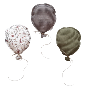 Ballonnen set Bloemen/Taupe/Kaki groen