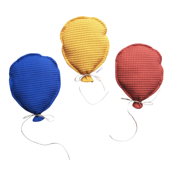 Ballonnen set Rood/Blauw/Okergeel